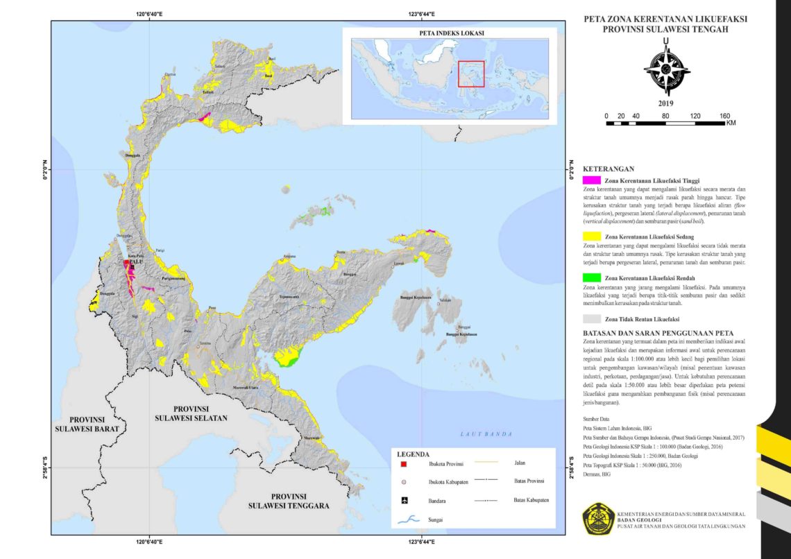 Simak Inilah Wilayah Yang Masuk Zona Kerentanan Likuefaksi Di