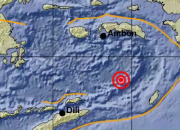 Gempabumi Magnitudo 7,7 Guncang Maluku Tenggara Barat