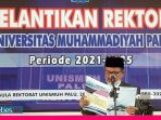 Rektor Unismuh Palu Rajindra Dilantik