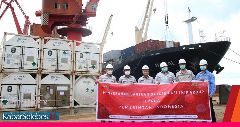 Perusahaan Tiongkok Di Imip Kirim Bantuan Oksigen Ke Pemerintah Indonesia Kabarselebes Id