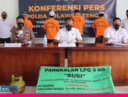 Polda Sulteng Bongkar Penimbunan LPG 3 Kg di Palu, 211 Tabung Disita