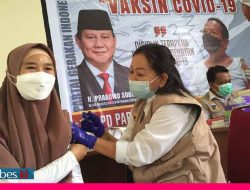 Vaksinasi Gratis, Gerindra Sulteng Siapkan 300 Dosis