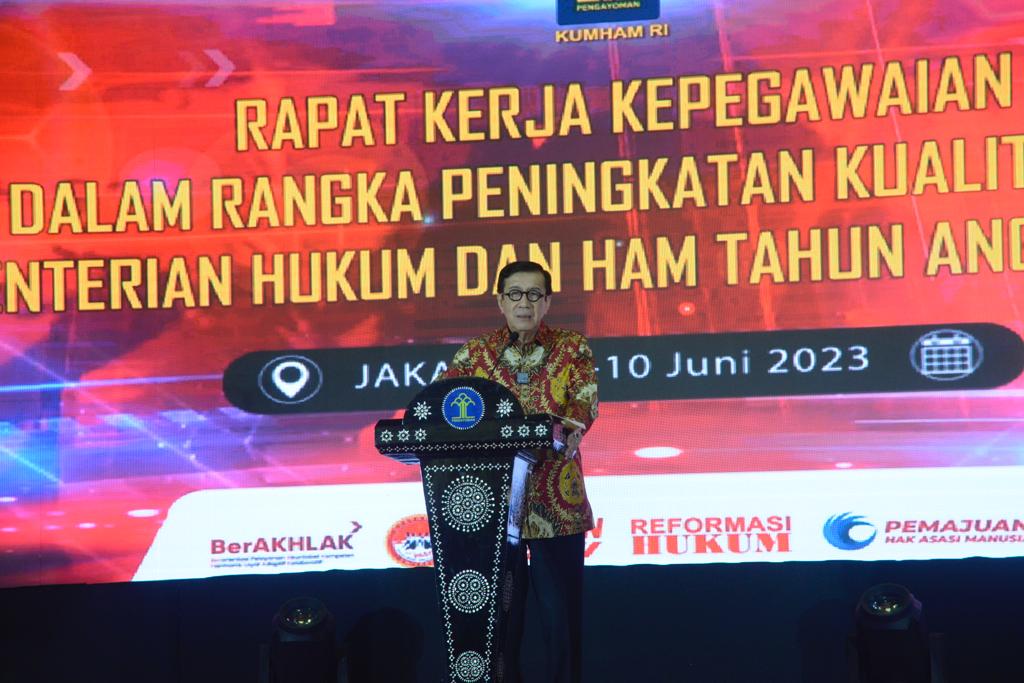 Ikut Rakernis Kepegawaian, Kakanwil Kemenkumham Sulteng Optimistis ...